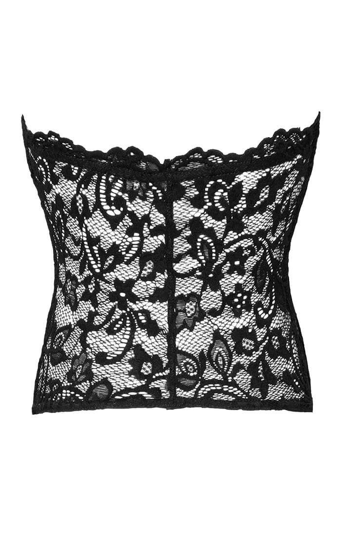 Sort blonde corsage - Lace Craze - COAX Copenhagen