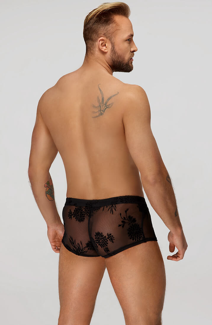 Boxershorts med flock broderi - Exposed - COAX Copenhagen