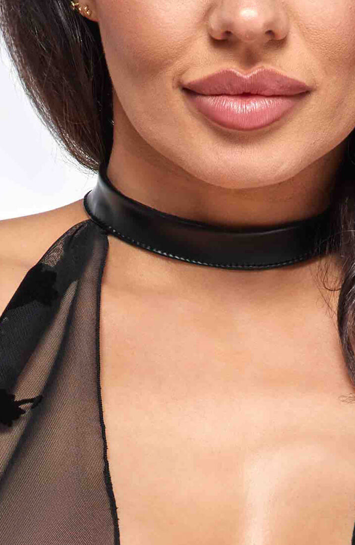 Mini nylon kjole med waterfall udskæring - Sensual Maneuvers - COAX Copenhagen