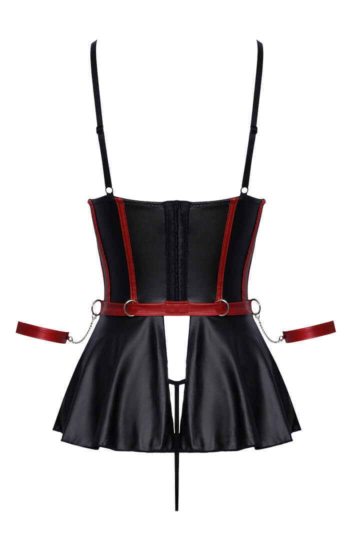 Peplum lingeri med åben skål & restraints - FWB - COAX Copenhagen