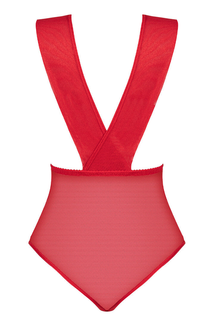 Rødt bodysuit lingeri - Vanessa - COAX Copenhagen