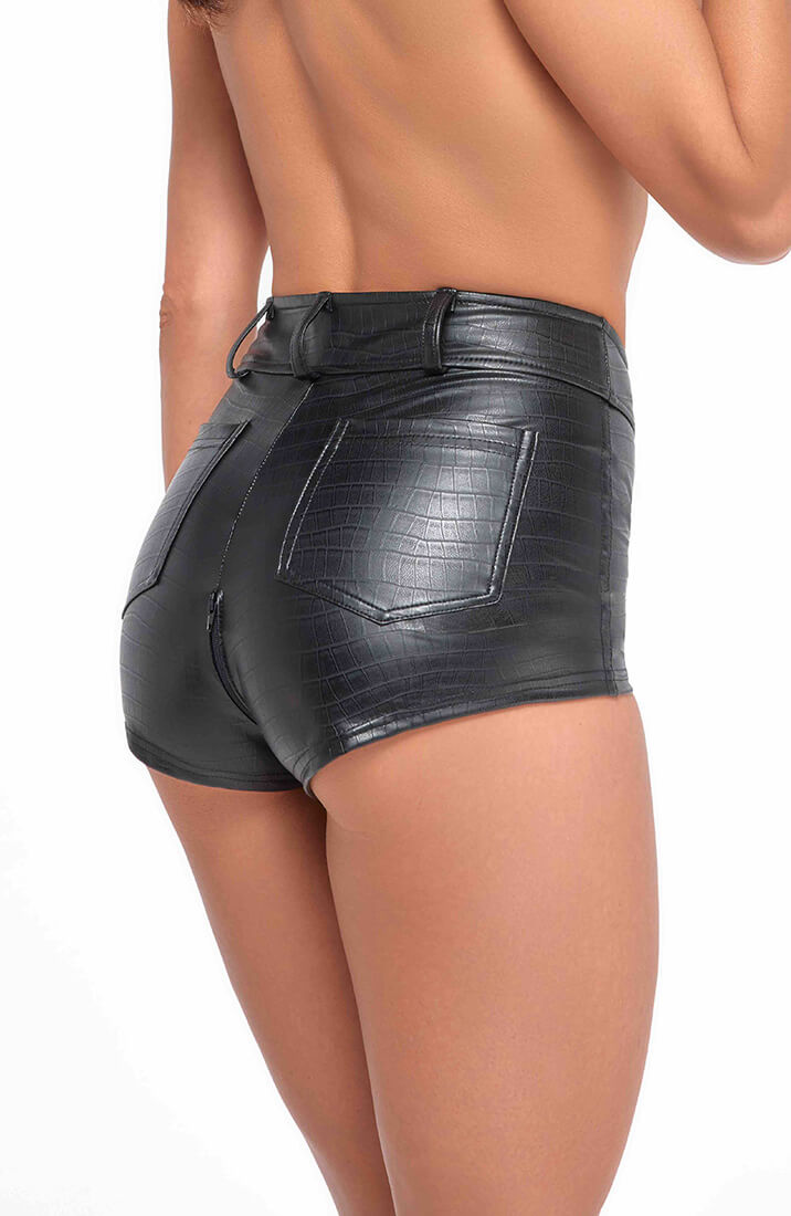 Wetlook X Krokodille Mini Shorts - I'm THAT Girl - COAX Copenhagen