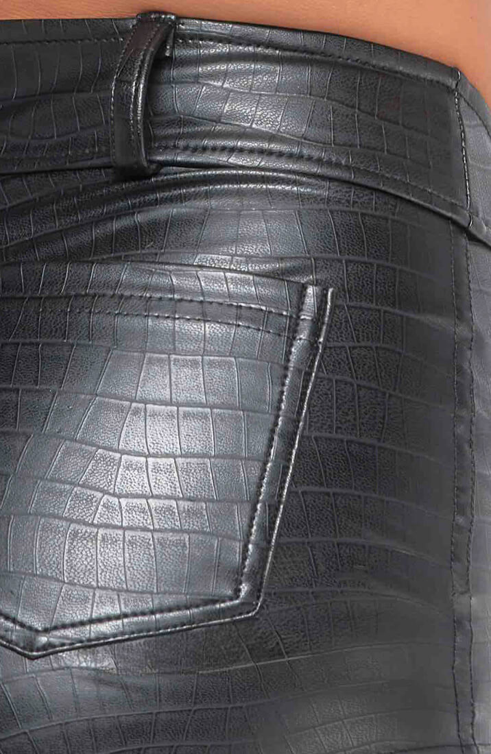 Wetlook X Krokodille Mini Shorts - I'm THAT Girl - COAX Copenhagen
