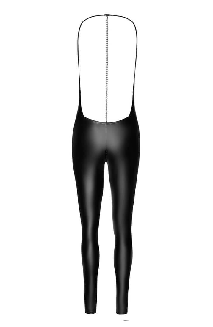 Wetlook catsuit med åben ryg & similisten - Main Character - COAX Copenhagen
