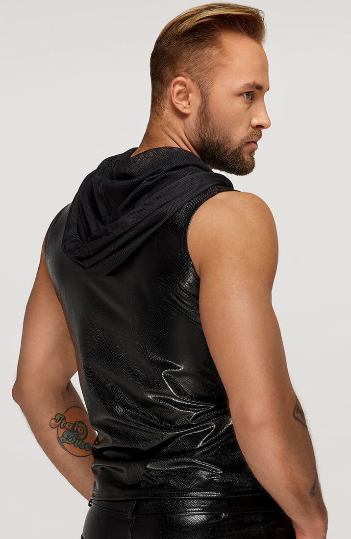 COAX Copenhagen vest i faux slangeskind - The COAX Fetish til mænd