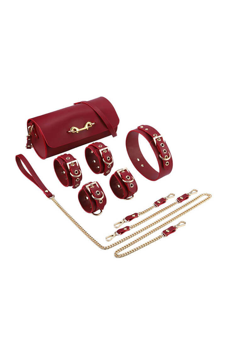 BDSM Deluxe Kit 5 dele - Rød - COAX Copenhagen