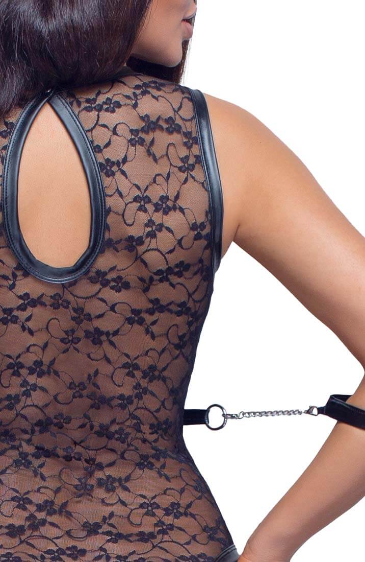 Blonde bodysuit med harness - All Tied Up - COAX Copenhagen