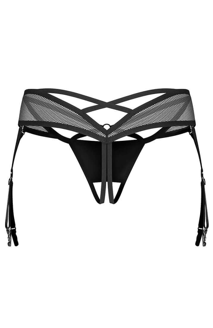 Wetlook lingeri med transparente paneler og stropper, moderne COAX Copenhagen stil