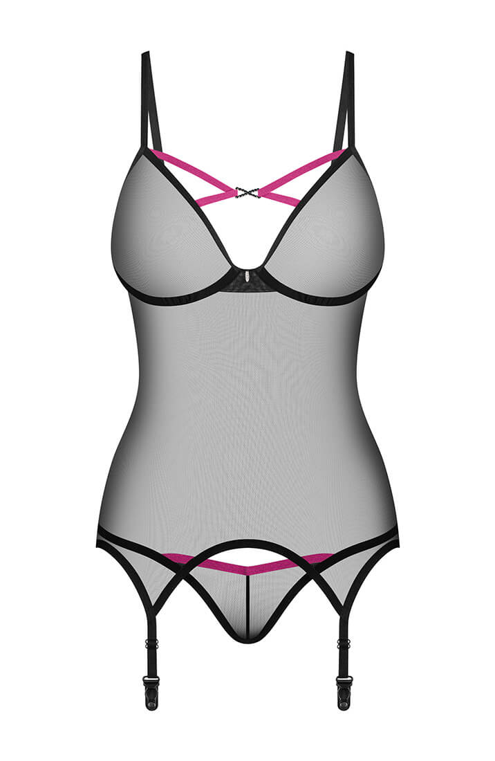 Sort bustier lingeri sæt - Memorable Moments - COAX Copenhagen