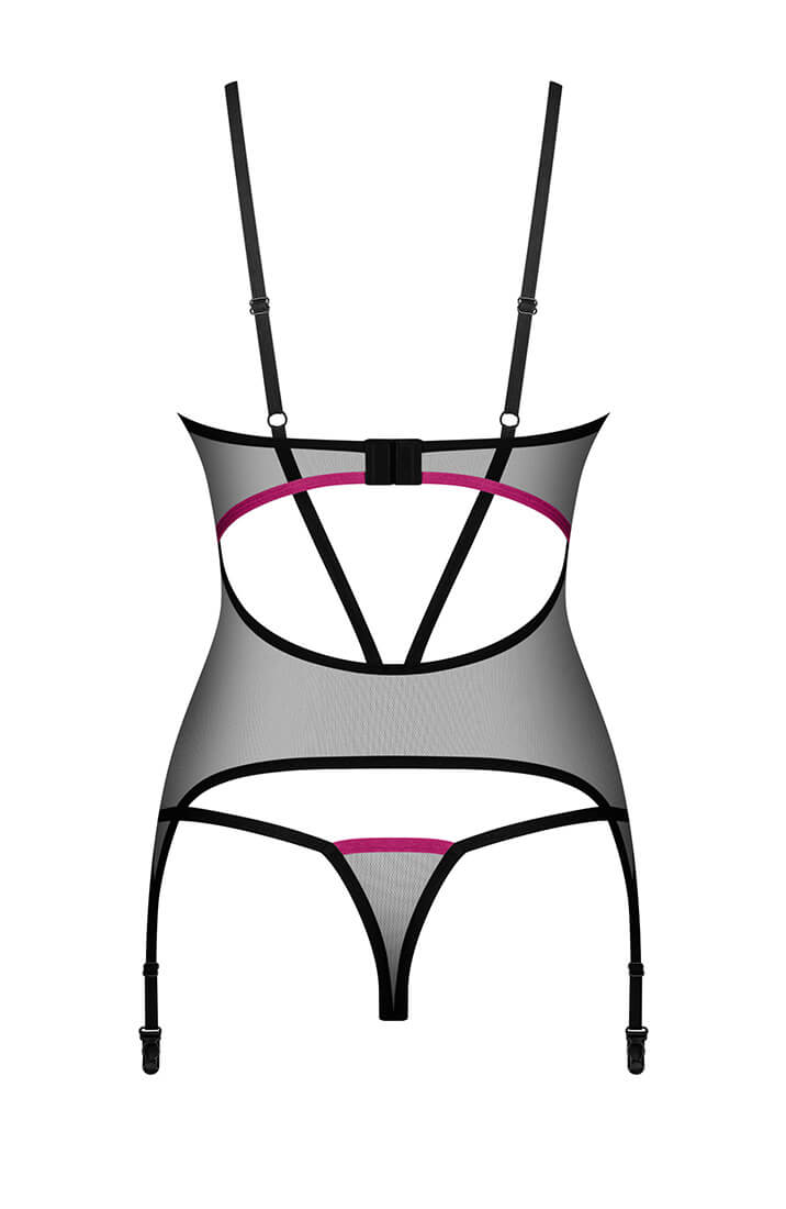 Sort bustier lingeri sæt - Memorable Moments - COAX Copenhagen