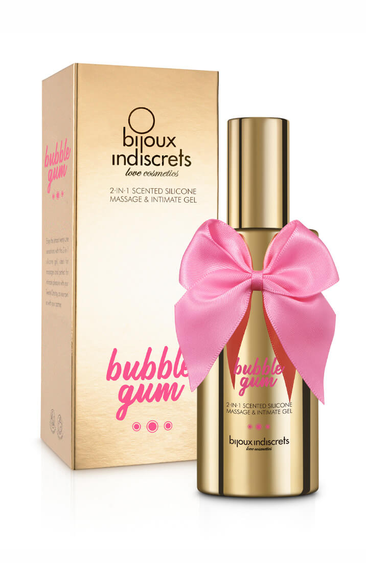 Jordbær Bubblegum 2 i 1 Massage & Intim gel - COAX Copenhagen