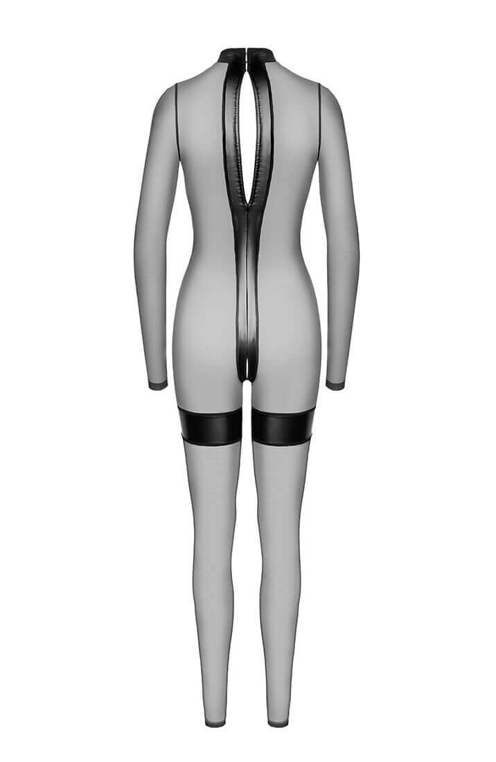 Nylon X Wetlook bundløs fetish catsuit fra COAX Fetish