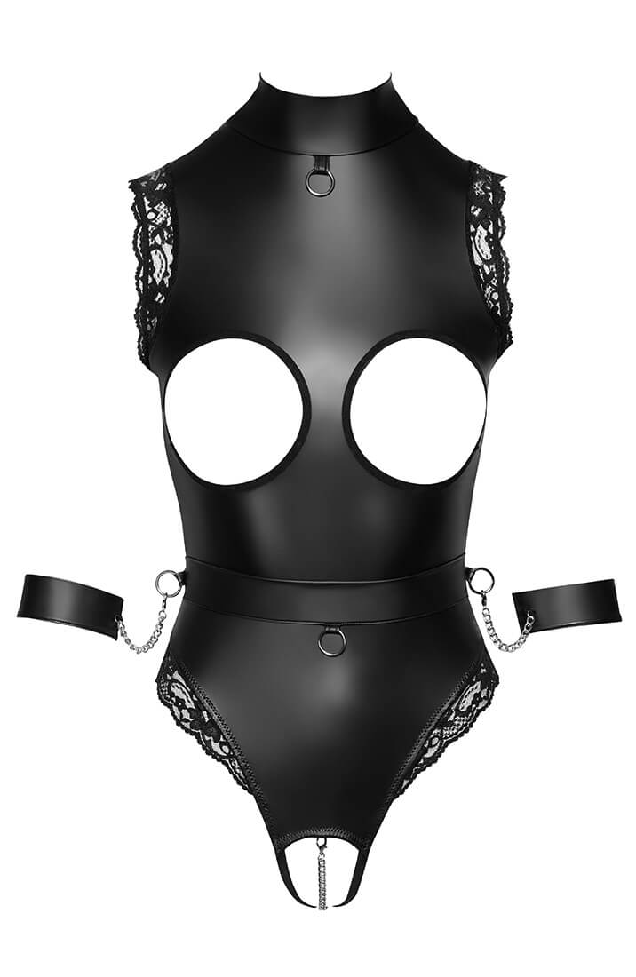 Open-cup bondage bodysuit med restraints - Power Exchange - COAX Copenhagen