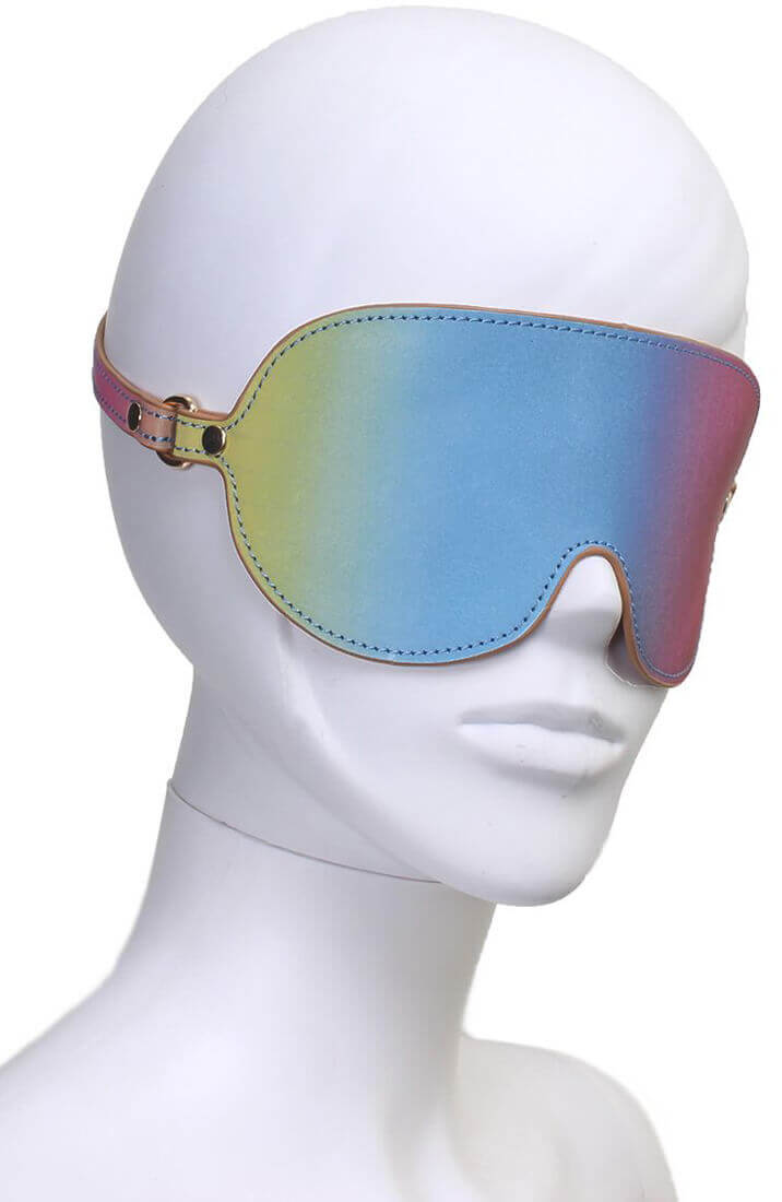 Regnbue blindfold maske - COAX Copenhagen