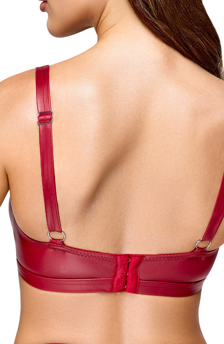 Rødt soft bondage lingeri sæt med restraints - Sinful Acts - COAX Copenhagen