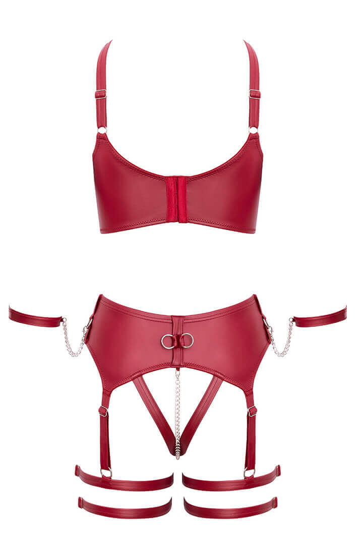 Erotisk lingeri styling i wetlook fra COAX Copenhagen