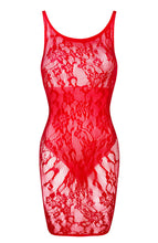 Indlæs billede til gallerivisning Frækt rød lingeri kjole