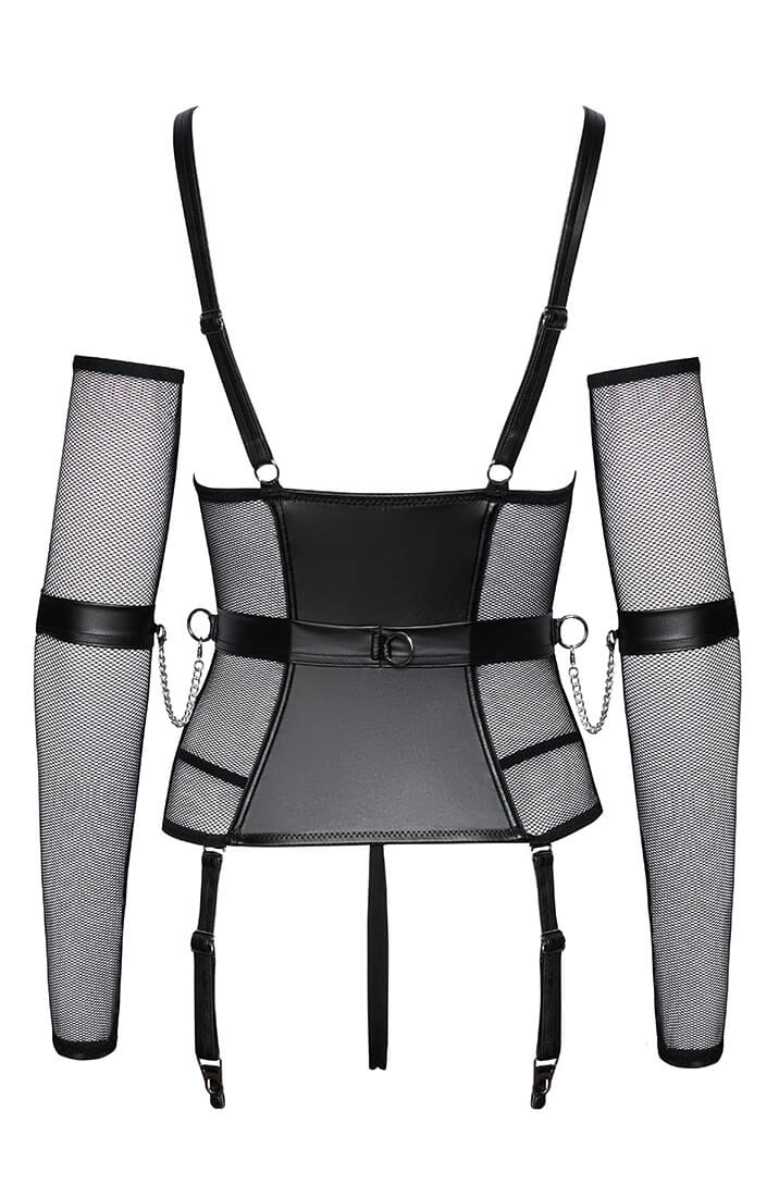 Soft bondage bustier sæt med restraints - Bondage Aesthetic - COAX Copenhagen