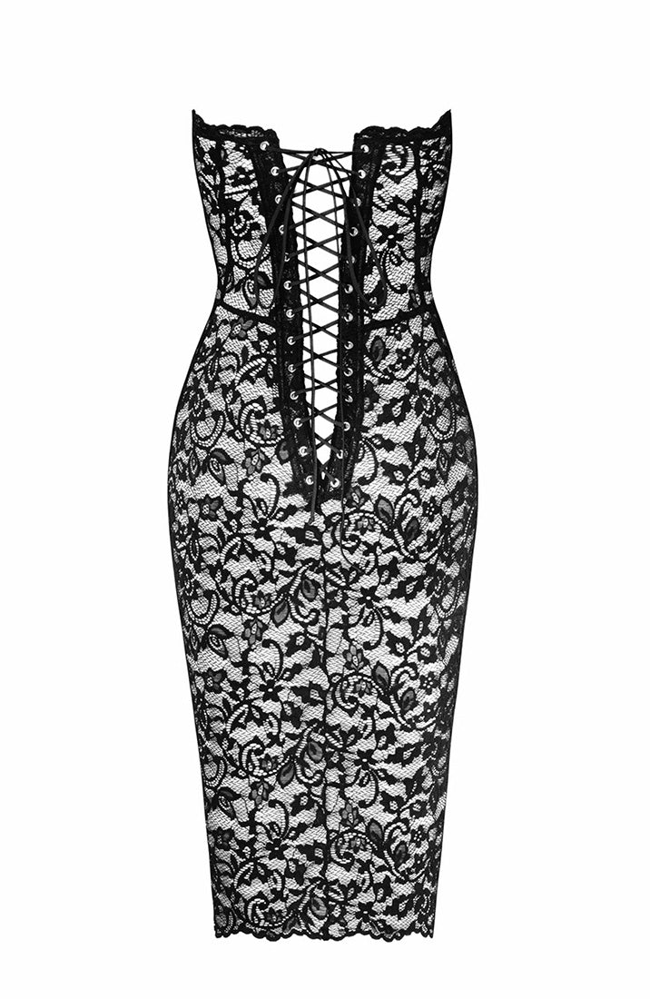 Sort blonde bodycon kjole - Your Confidant - COAX Copenhagen