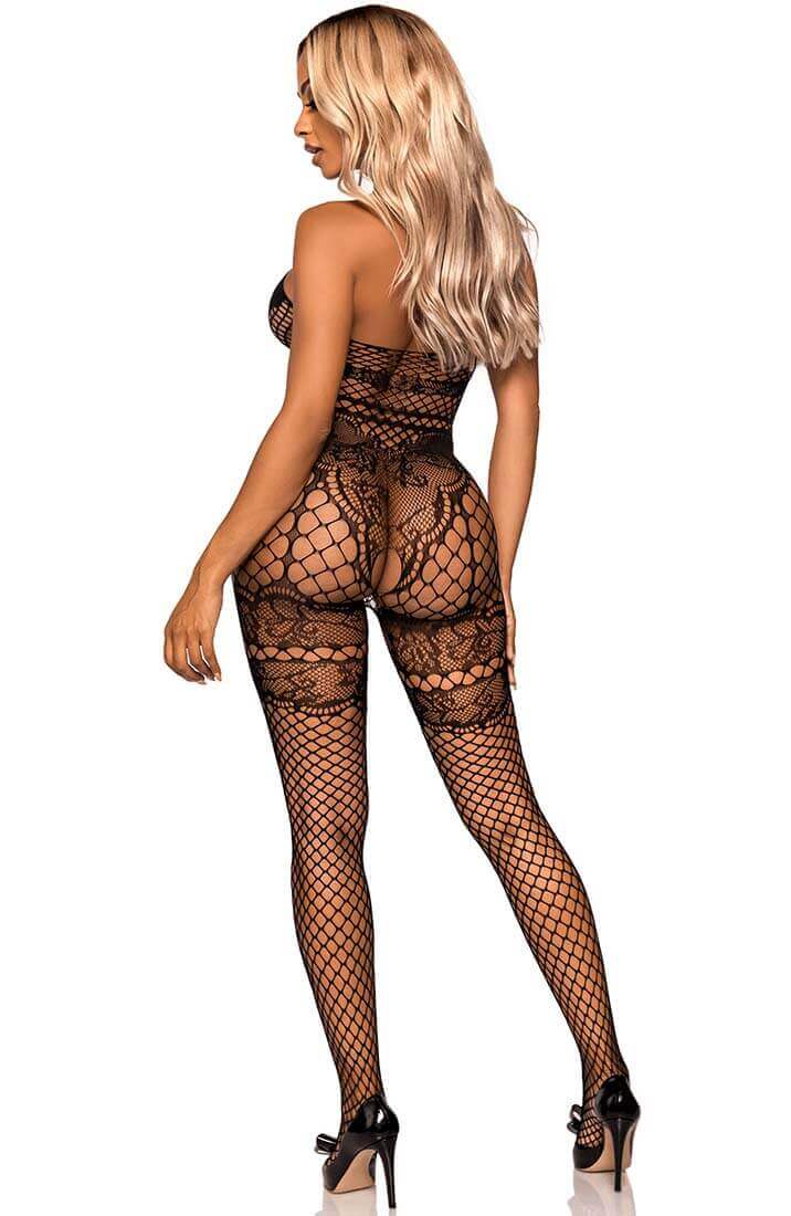 Sort bundløs halterneck bodystocking - On Display - COAX Copenhagen