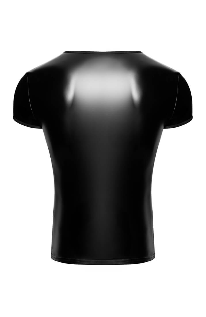 COAX Copenhagen wetlook T-shirt i mat power wetlook materiale