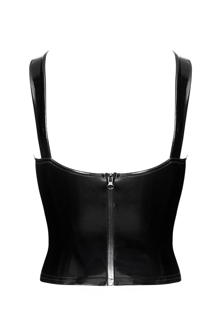 Blank PVC corsage designet til kontrol og selvtillid