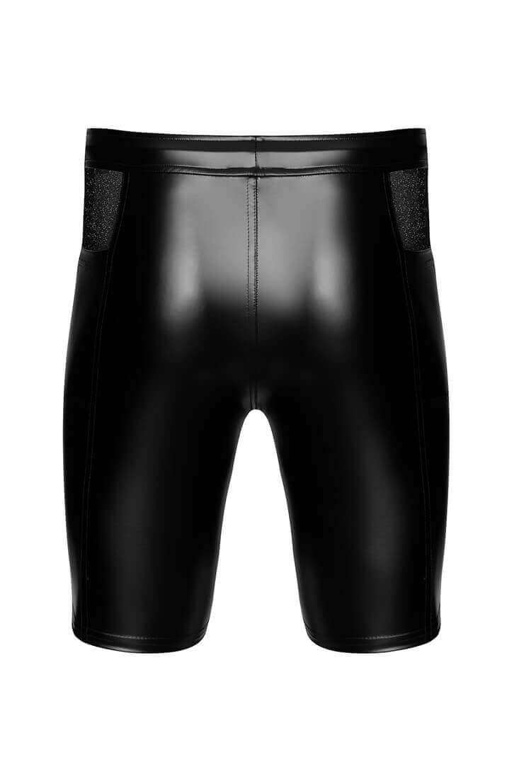 Sorte Wetlook Biker Shorts - Dark Pulse