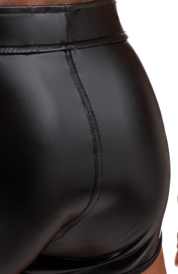 Sorte wetlook boxershorts - Steel Temptation - COAX Copenhagen