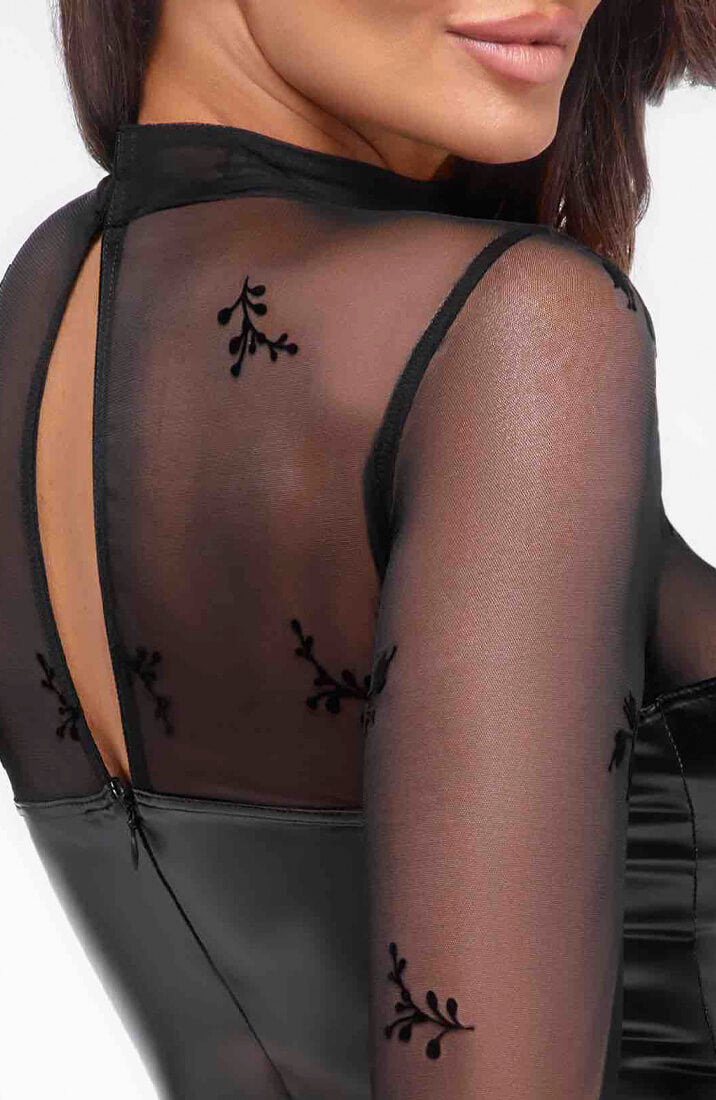 Wetlook X Nylon pencil kjole - Symphony Of Desire - COAX Copenhagen