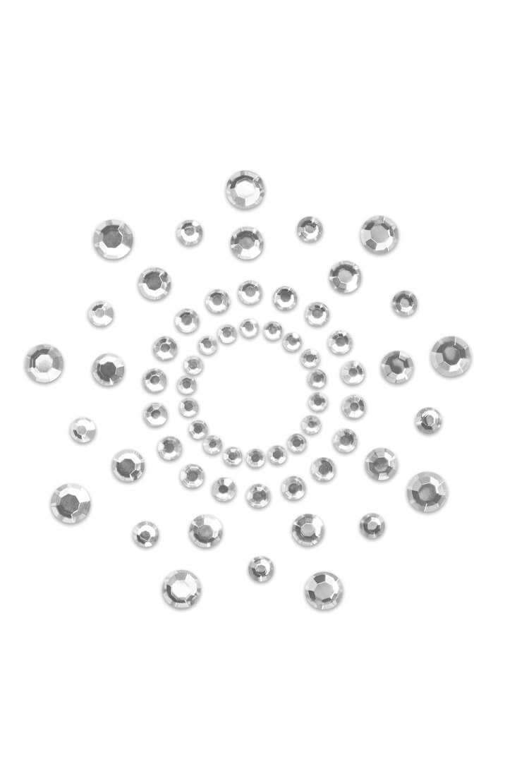 Sølv similisten nipple stickers - COAX Copenhagen