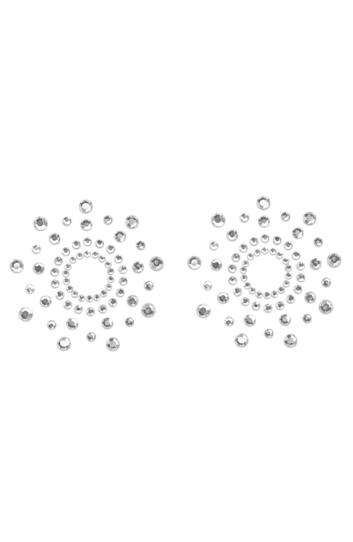 Sølv similisten nipple stickers - COAX Copenhagen
