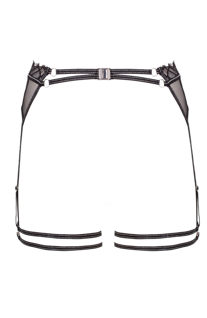 Sort hofteholder - Manhattan Harness Garter - COAX Copenhagen