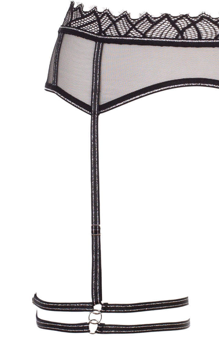 Sort hofteholder - Manhattan Harness Garter - COAX Copenhagen