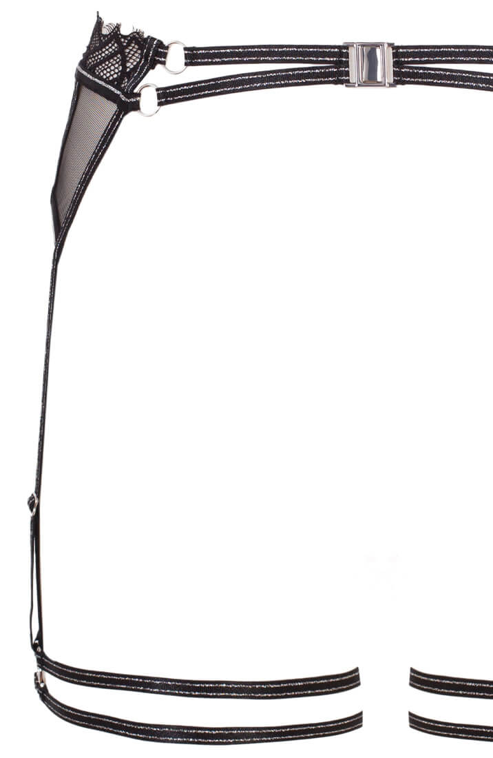 Sort hofteholder - Manhattan Harness Garter - COAX Copenhagen