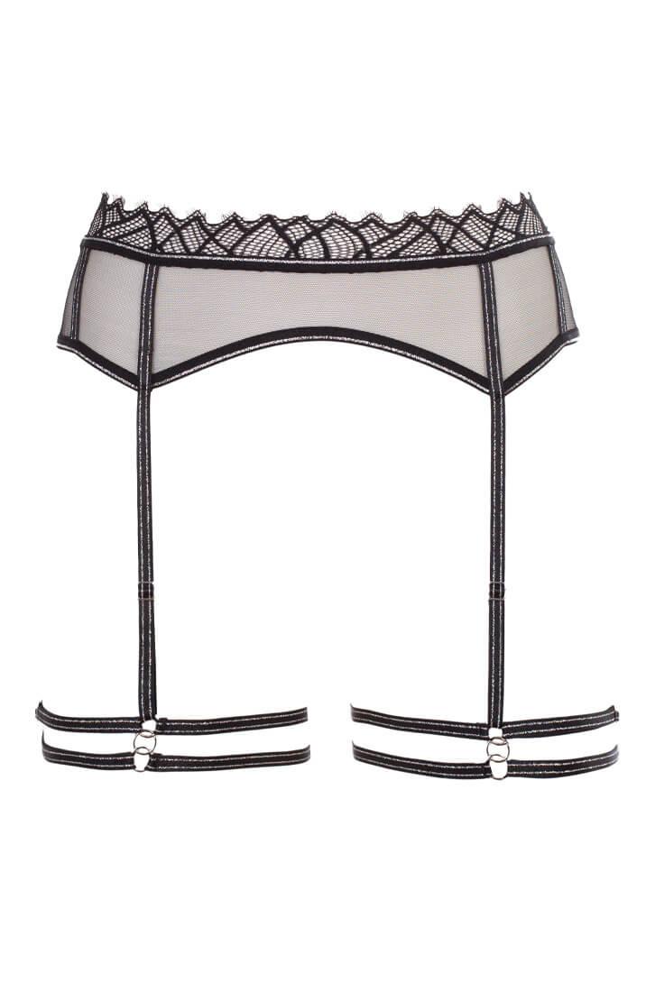 Sort hofteholder - Manhattan Harness Garter - COAX Copenhagen