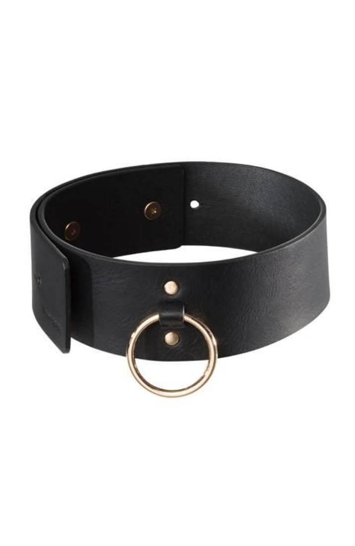 Faux læder choker med snor - COAX Copenhagen