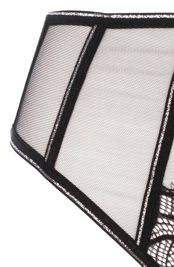 Højtaljet trusse med dobbelt perlesnor - Manhattan High Waist Brief - COAX Copenhagen