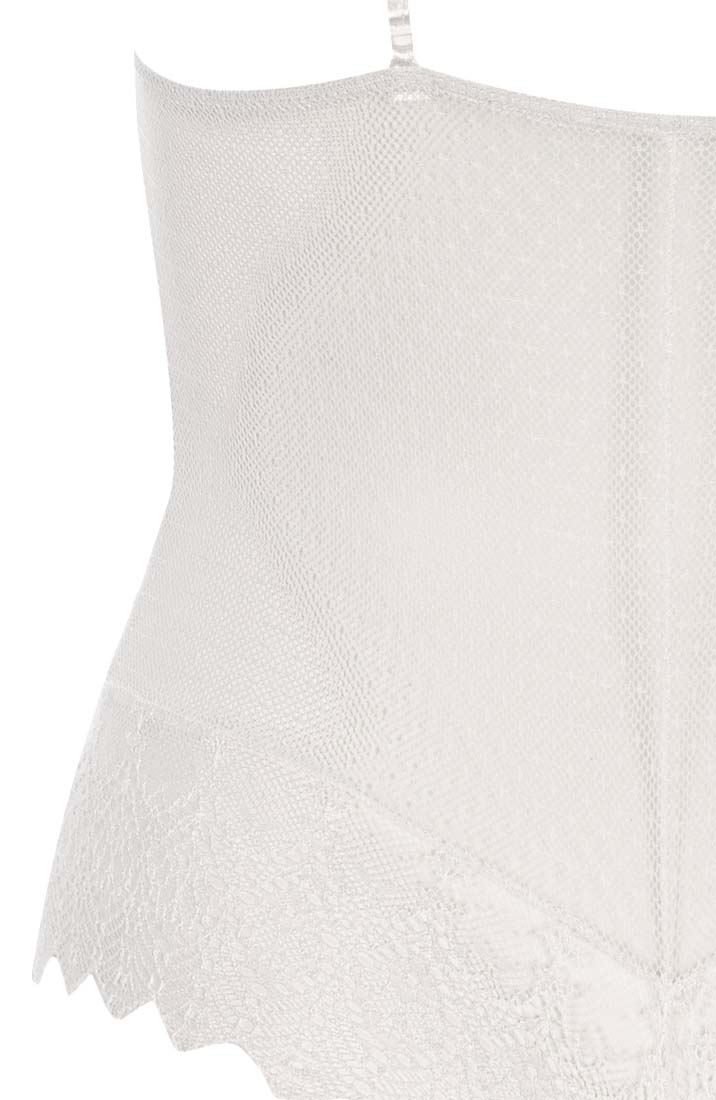 Elfenbens hvid bodysuit med perlesnor - Geneva Body - COAX Copenhagen