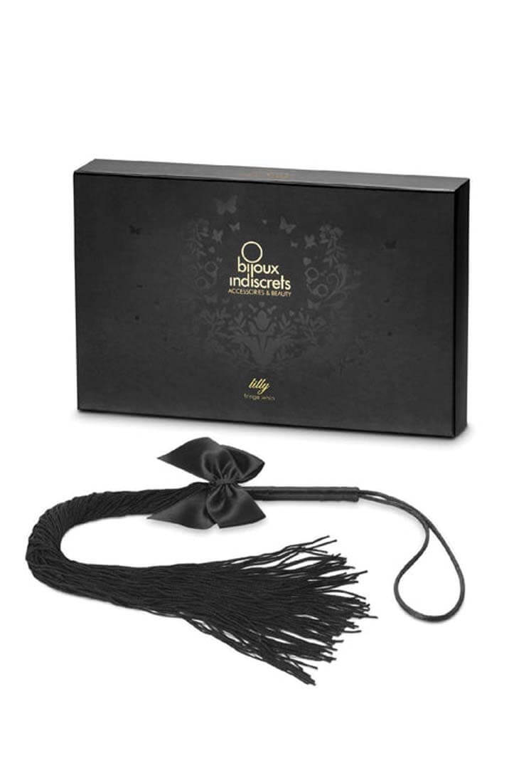 Sort frynse pisk - Lilly Fringe Whip - COAX Copenhagen