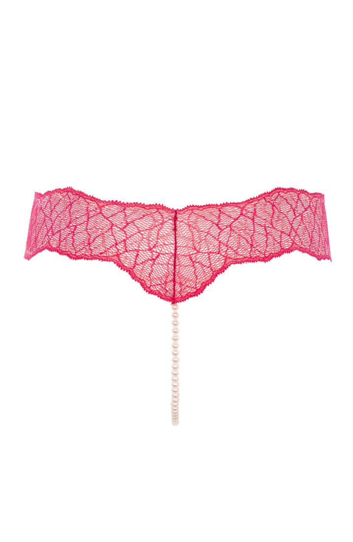 Rød trusse med single perlesnor - Sydney Single - COAX Copenhagen