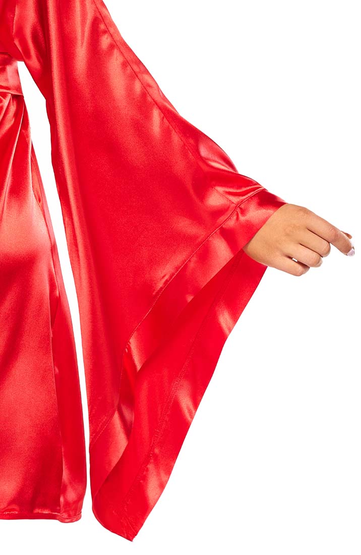 Rød satin kimono - Kandi - COAX Copenhagen
