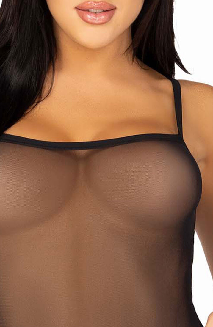 Sort nylon bodysuit - Hug Me - COAX Copenhagen