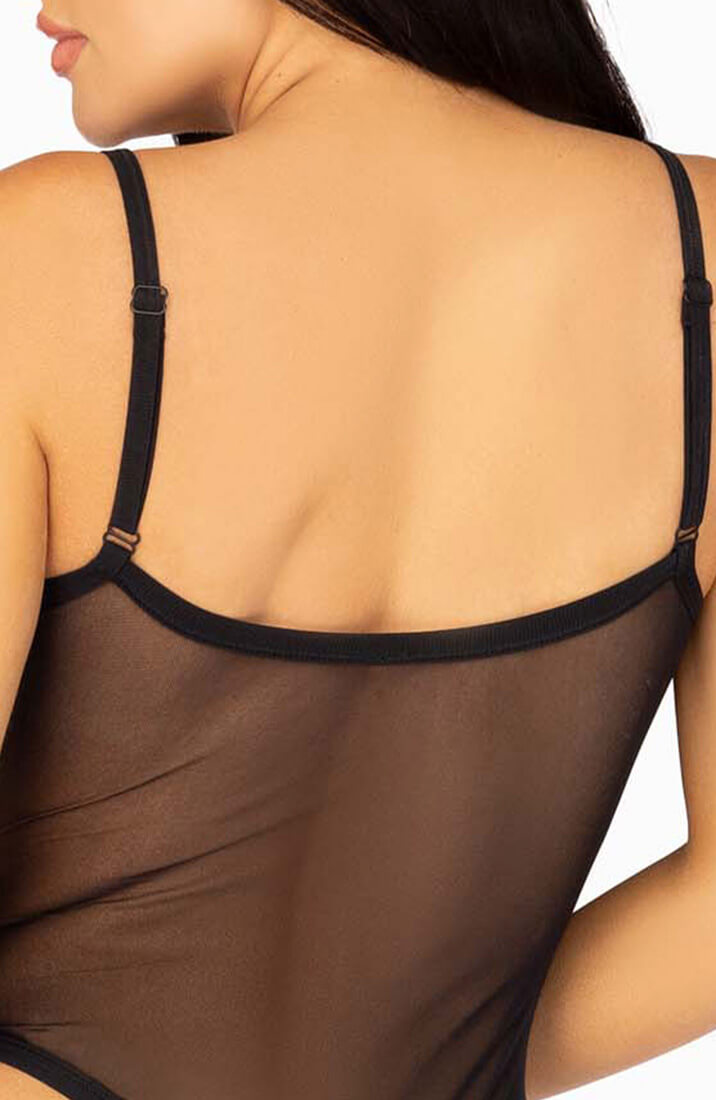 Sort nylon bodysuit - Hug Me - COAX Copenhagen