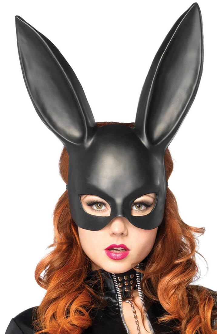 Sort rabbit maske - Masquerade Rabbit - COAX Copenhagen