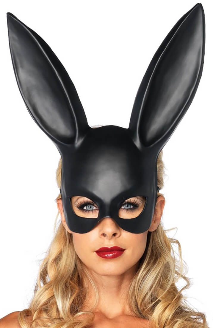 Sort rabbit maske - Masquerade Rabbit - COAX Copenhagen