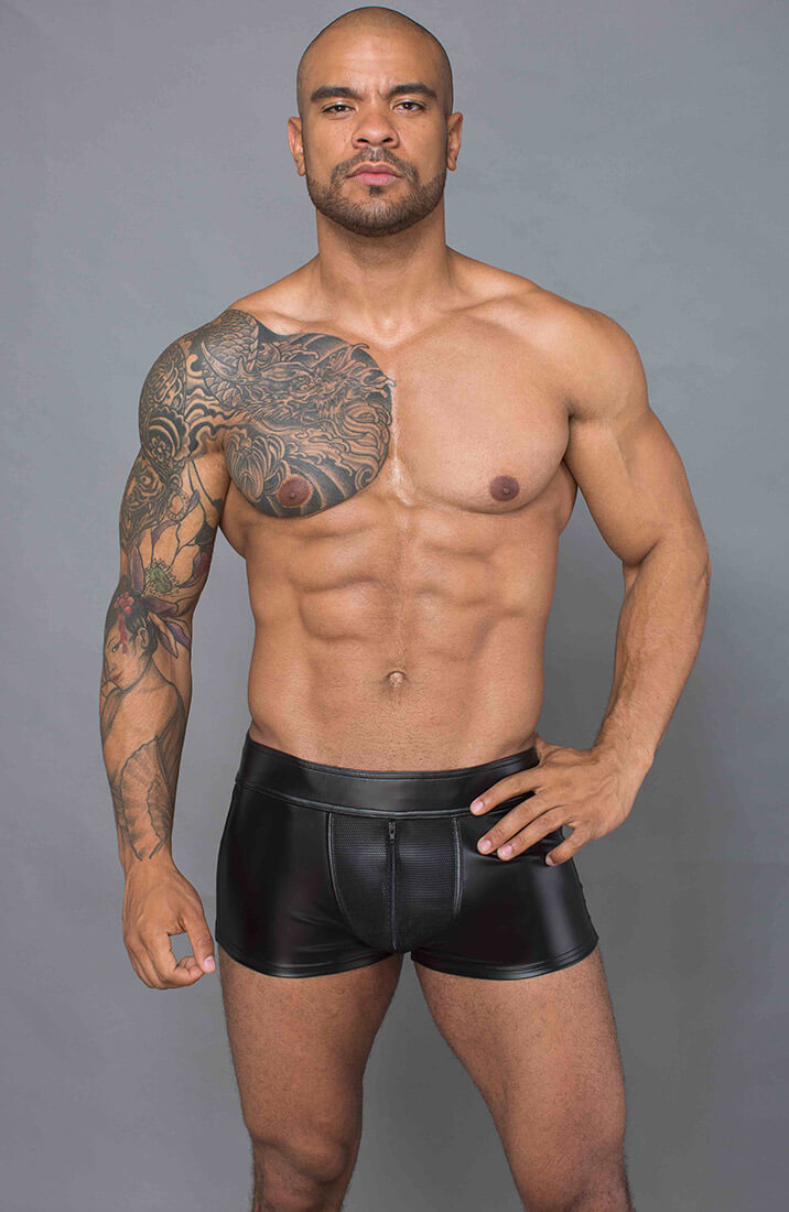 Sorte wetlook boxershorts - JAX - COAX Copenhagen