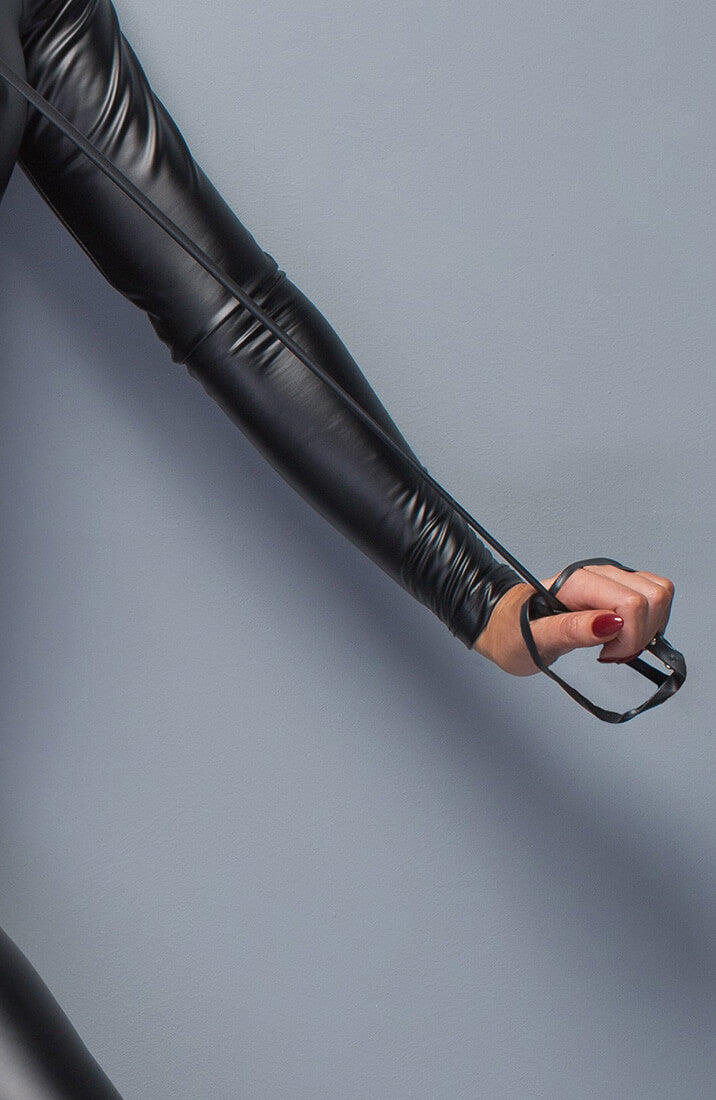 Wetlook catsuit med snor - Two Way - COAX Copenhagen