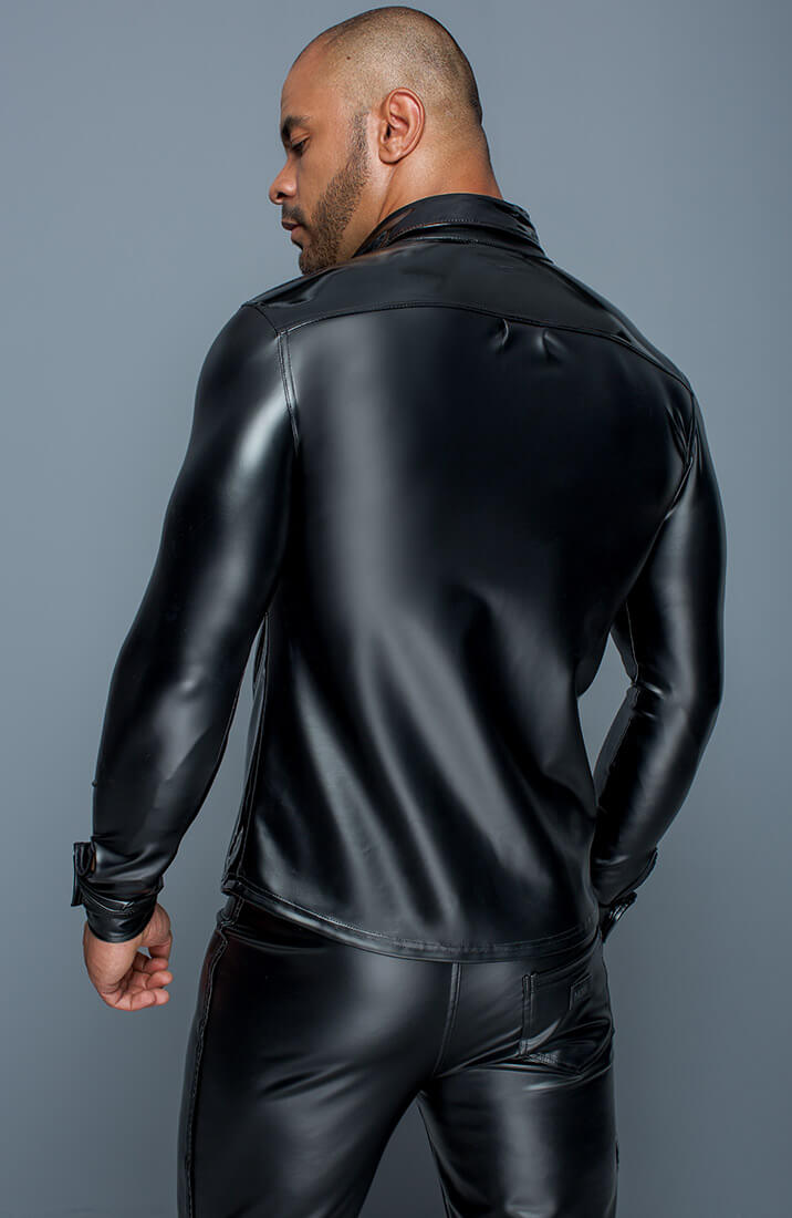 Wetlook & PVC skjorte - The Master - COAX Copenhagen