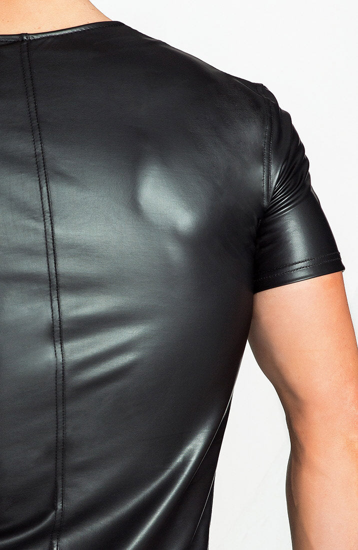 Wetlook t-shirt med nylon paneler - My Will - COAX Copenhagen