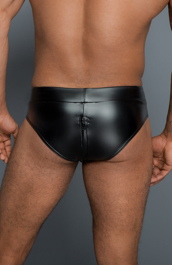 Wetlook mini boxers med 2-way lynlås - Plan B - COAX Copenhagen